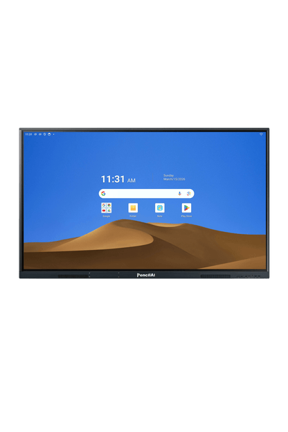 Pencil AI 75 Inch A16 Plus Interactive Digital Board Without Camera & Mic - Creators Mind Shop