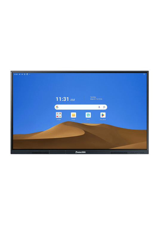Pencil AI 75 Inch A16 Plus Interactive Digital Board Without Camera & Mic - Creators Mind Shop