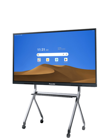 Pencil AI 75 Inch A16 Plus Interactive Digital Board Without Camera & Mic - Creators Mind Shop