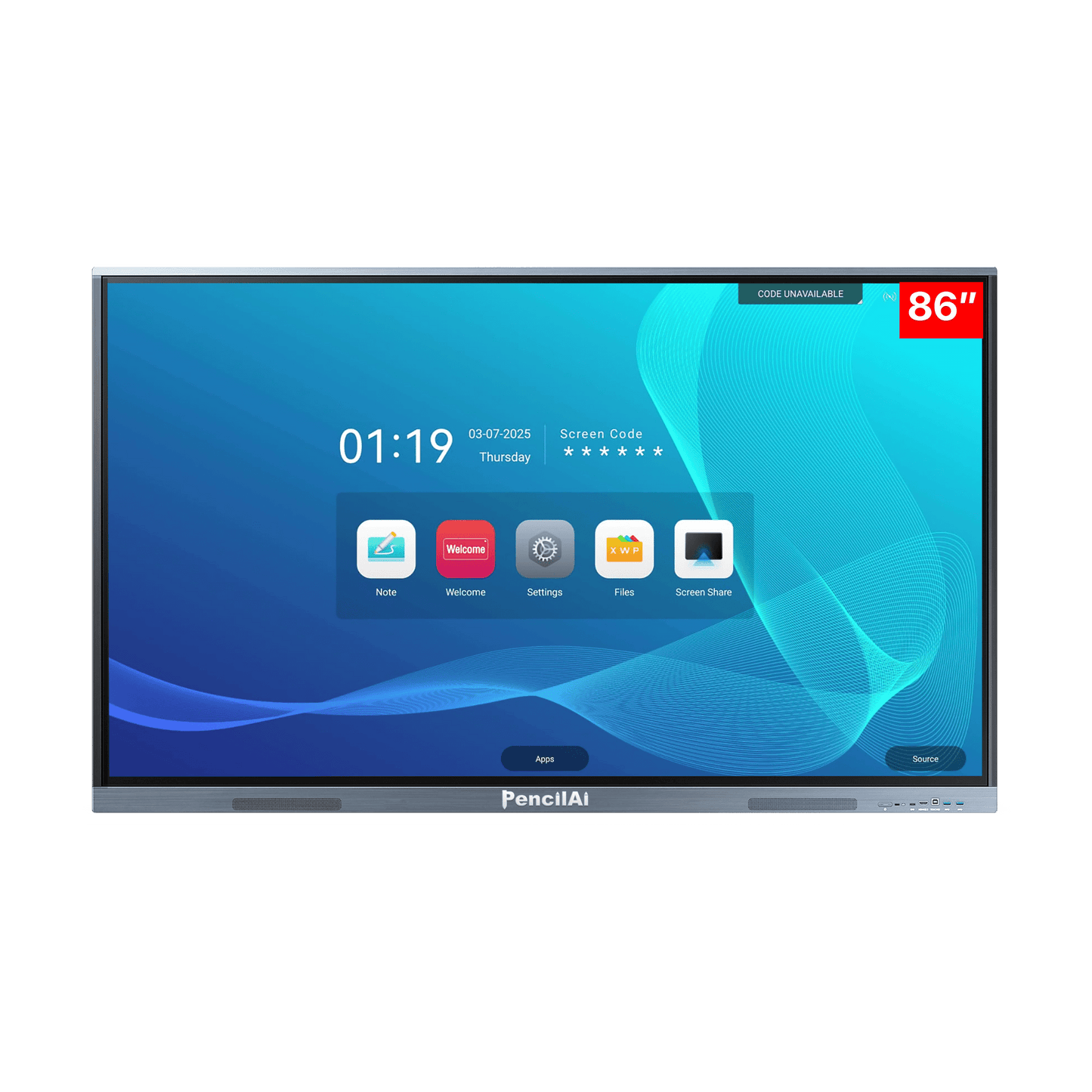 Pencil AI 86 Inch A14 Interactive Digital Board Pro Or Plus - Creators Mind Shop