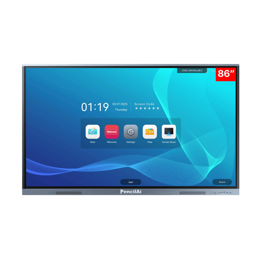 Pencil AI 86 Inch A14 Interactive Digital Board Pro Or Plus - Creators Mind Shop