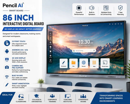 Pencil AI Interactive Digital Board - Creators Mind Shop