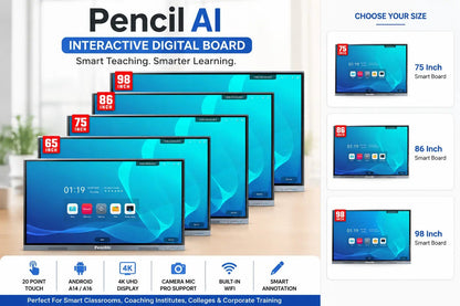 Pencil AI Interactive Digital Board - Creators Mind Shop