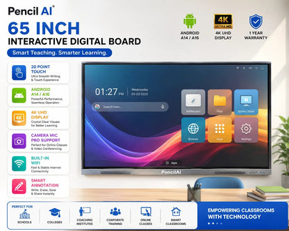 Pencil AI Interactive Digital Board - Creators Mind Shop