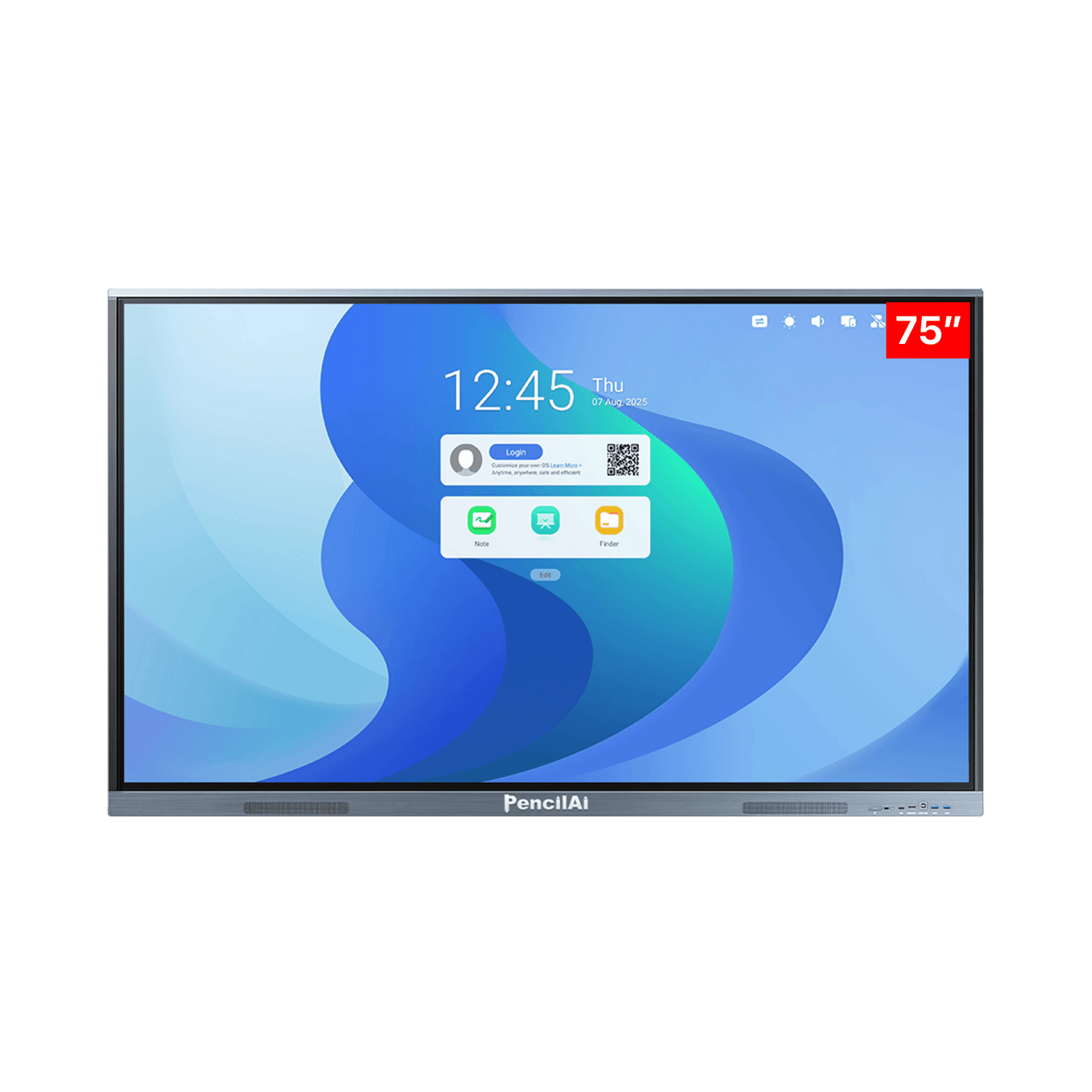 PencilAi Plus Digital Board – 86 Inch PencilAi Plus 86 Inch Interactive Flat Panel for Classroom in India – Best Smart Board for Large Classrooms - Creators Mind Shop